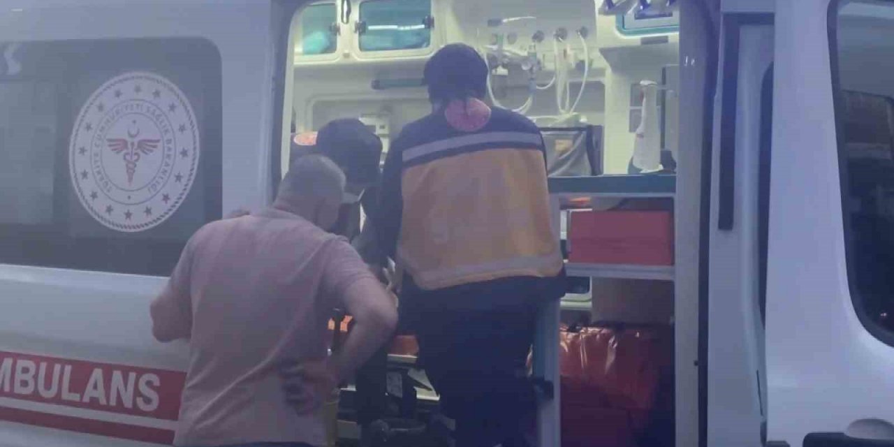 Su soğutma tesisatı yaparken çıkan yangında bir işçi yaralandı