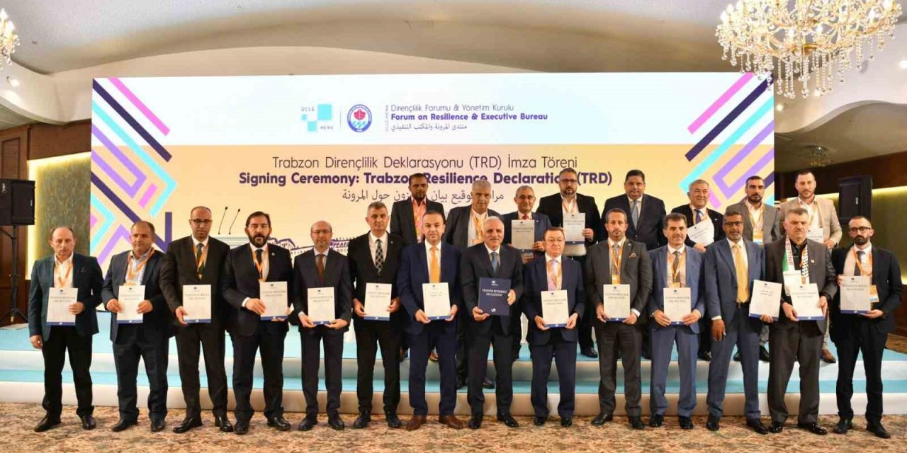 "Trabzon Dirençlilik Deklarasyonu" imzalandı