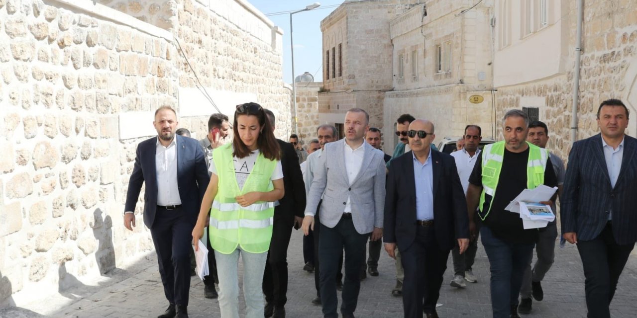 Midyat’ta sokak ve çarşılarda yenileme çalışmaları tamamlandı