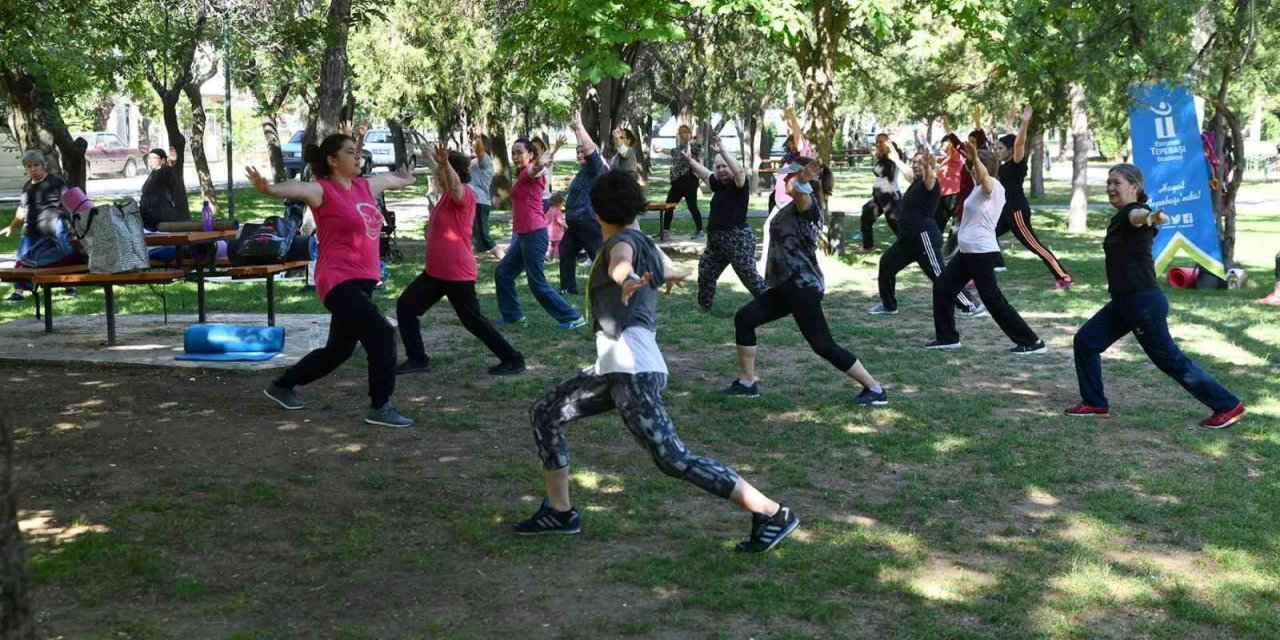 Açık havada spor keyfi başlıyor