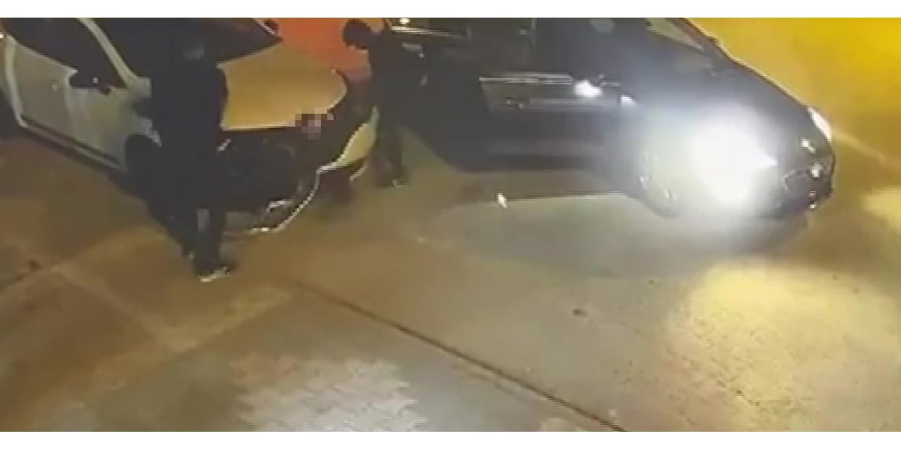 Maltepe’de otomobilin farlarını sökerek çaldılar