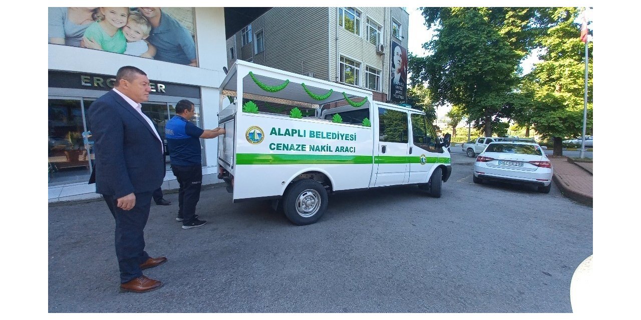 Alaplı’da yenilenen cenaze aracı hizmete girdi