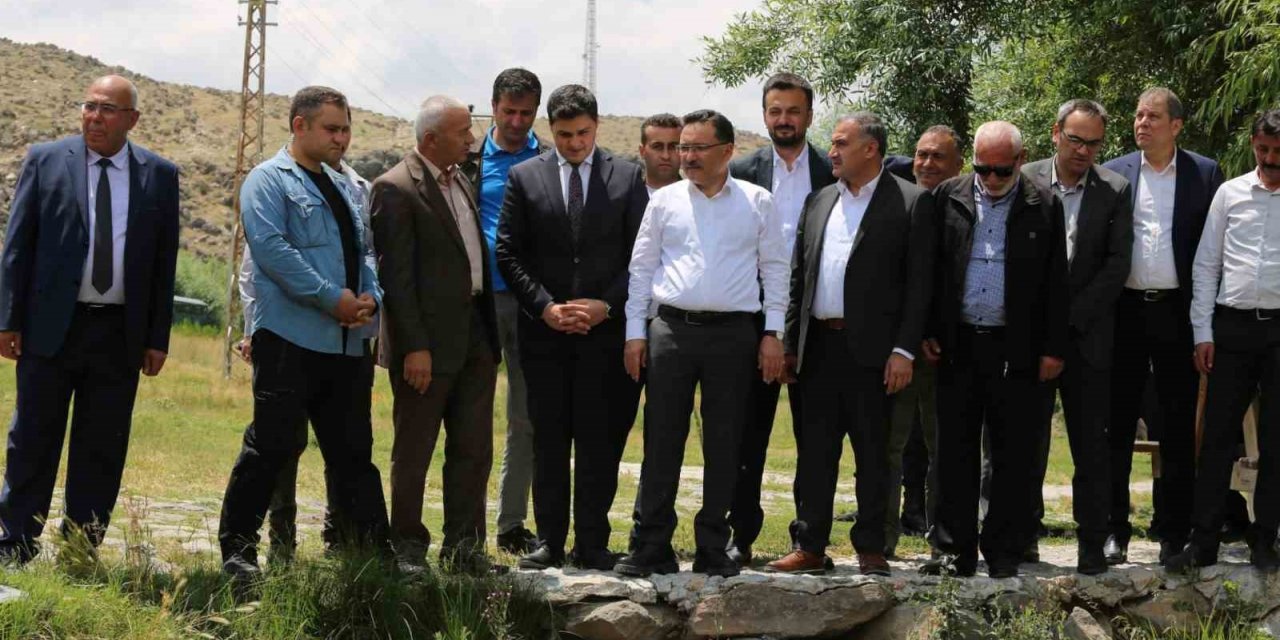 Vali Çiçek Develi’yi ziyaret etti