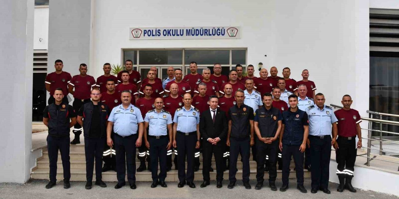 Konya Büyükşehir İtfaiyesi KKTC Genel Kuvvetler Komutanlığı İtfaiye personeline eğitim verdi