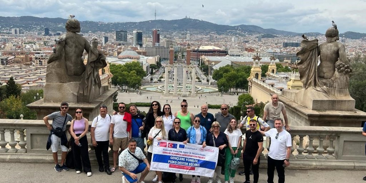Samsun Gençlik ve Spor Müdürlüğü çalışanlarına İspanya’da eğitim