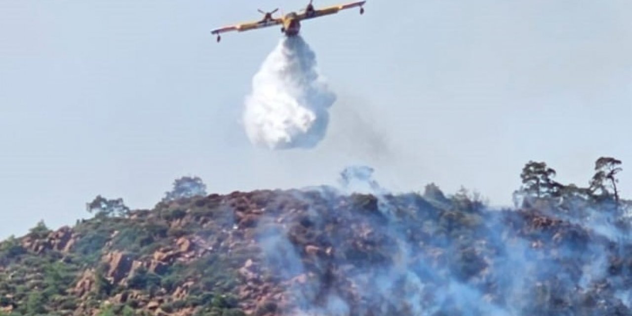 Marmaris’te orman yangınıyla ilgili 1 kişi gözaltına alındı
