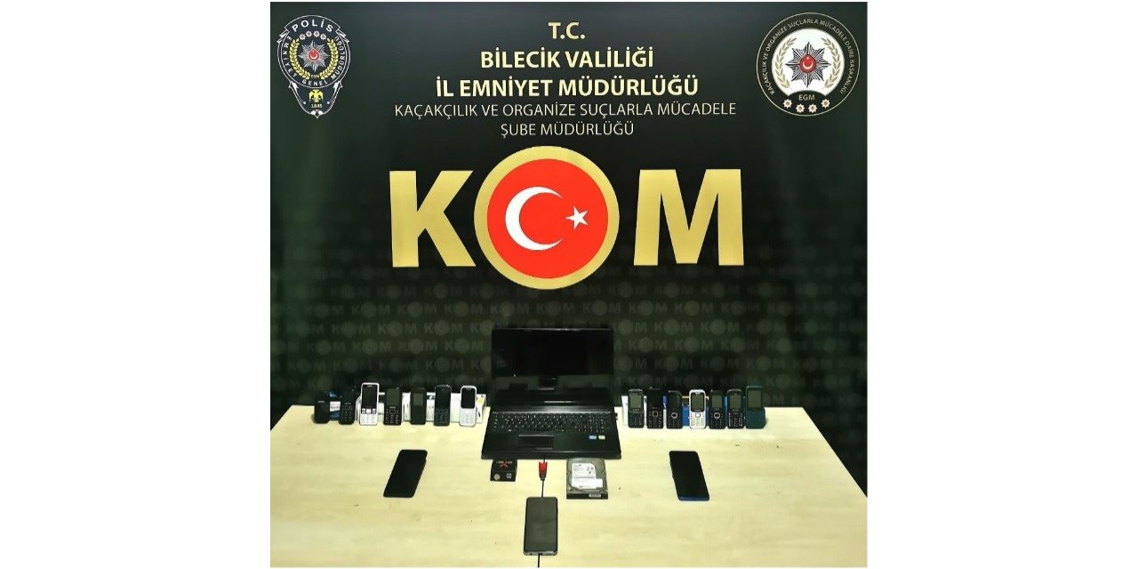 Bilecik’te kaçak telefon operasyonu