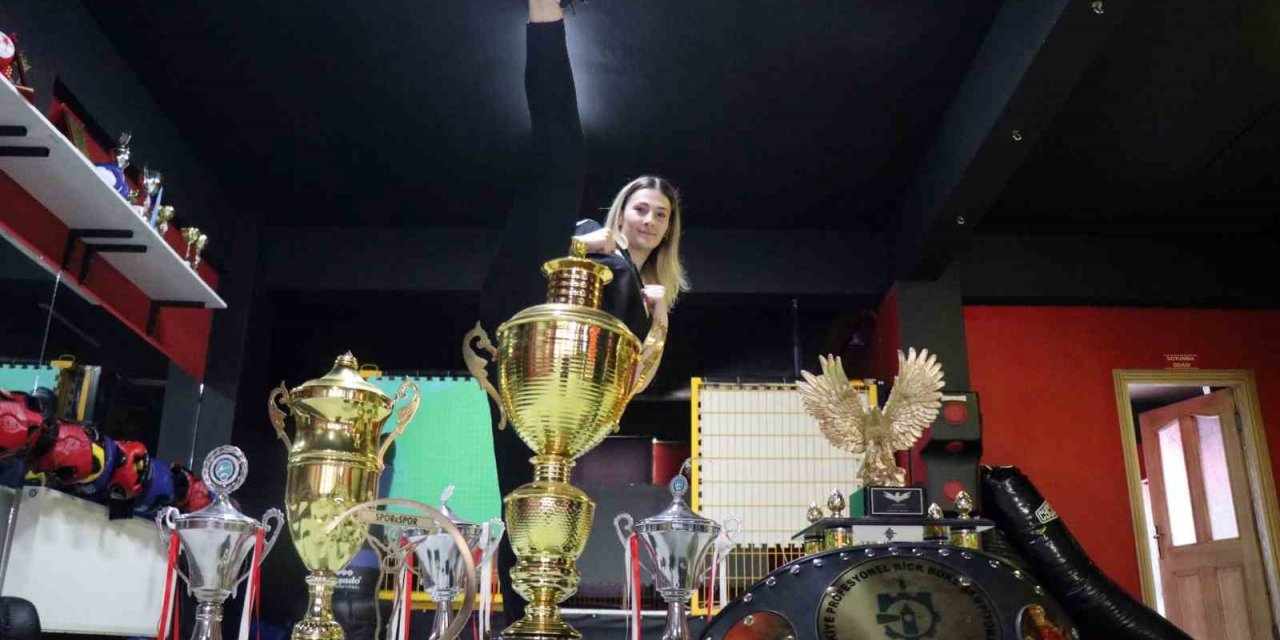 Yaşının 2 katı şampiyonluğu olan genç sporcu, ‘Avrupa Oyunları’ yolunda