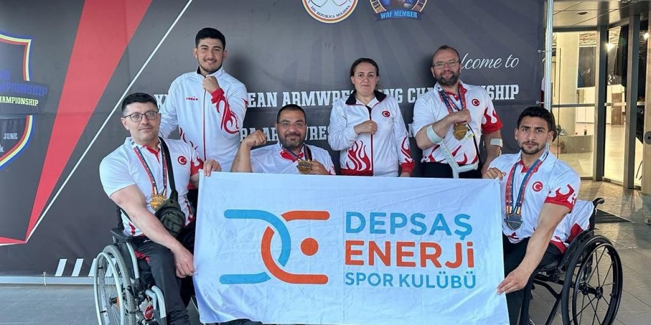 DEPSAŞ Enerji Spor Kulübü, Avrupa Bilek Güreşi Şampiyonasından 16 madalya ile döndü