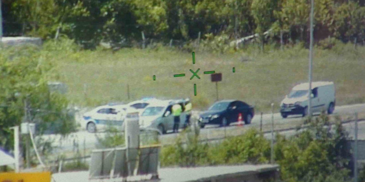 Van’da bayram trafiğine helikopterli denetim