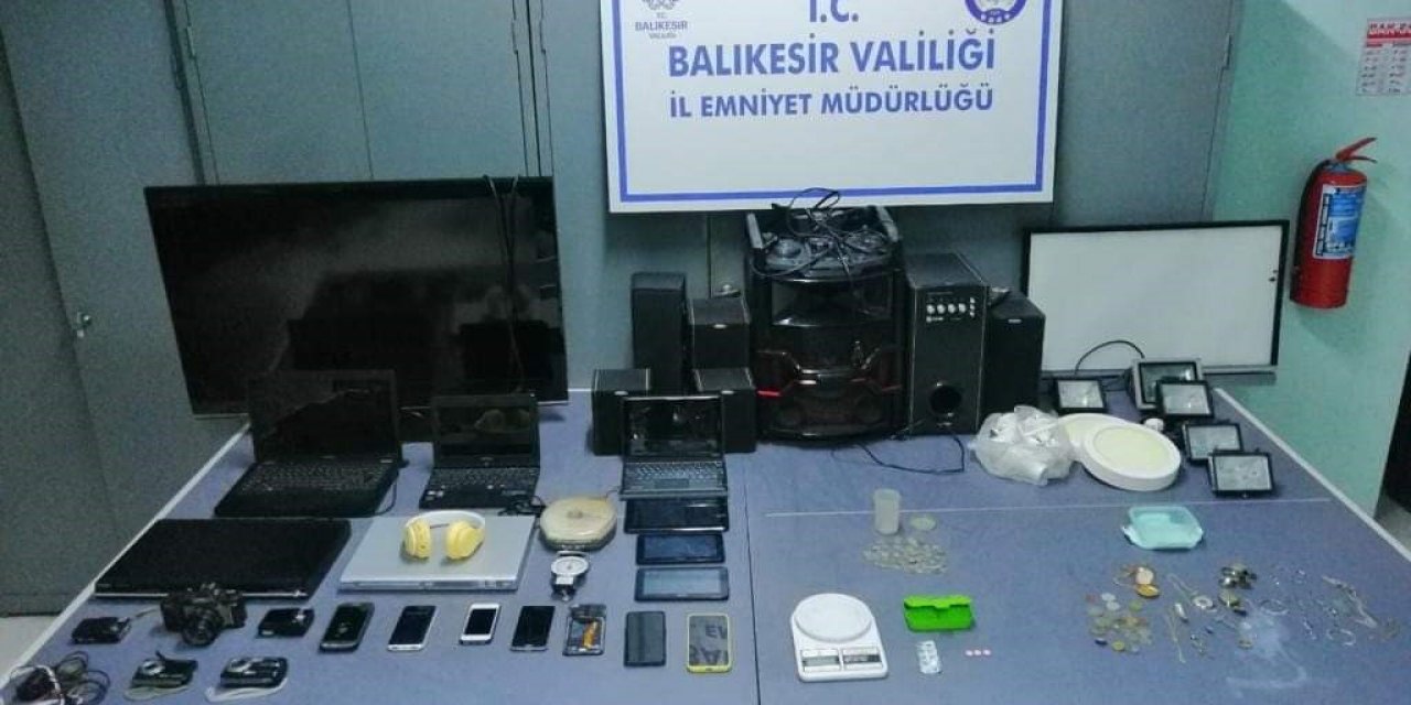 Erdek’te Emniyet’ten hırsızlık operasyonu