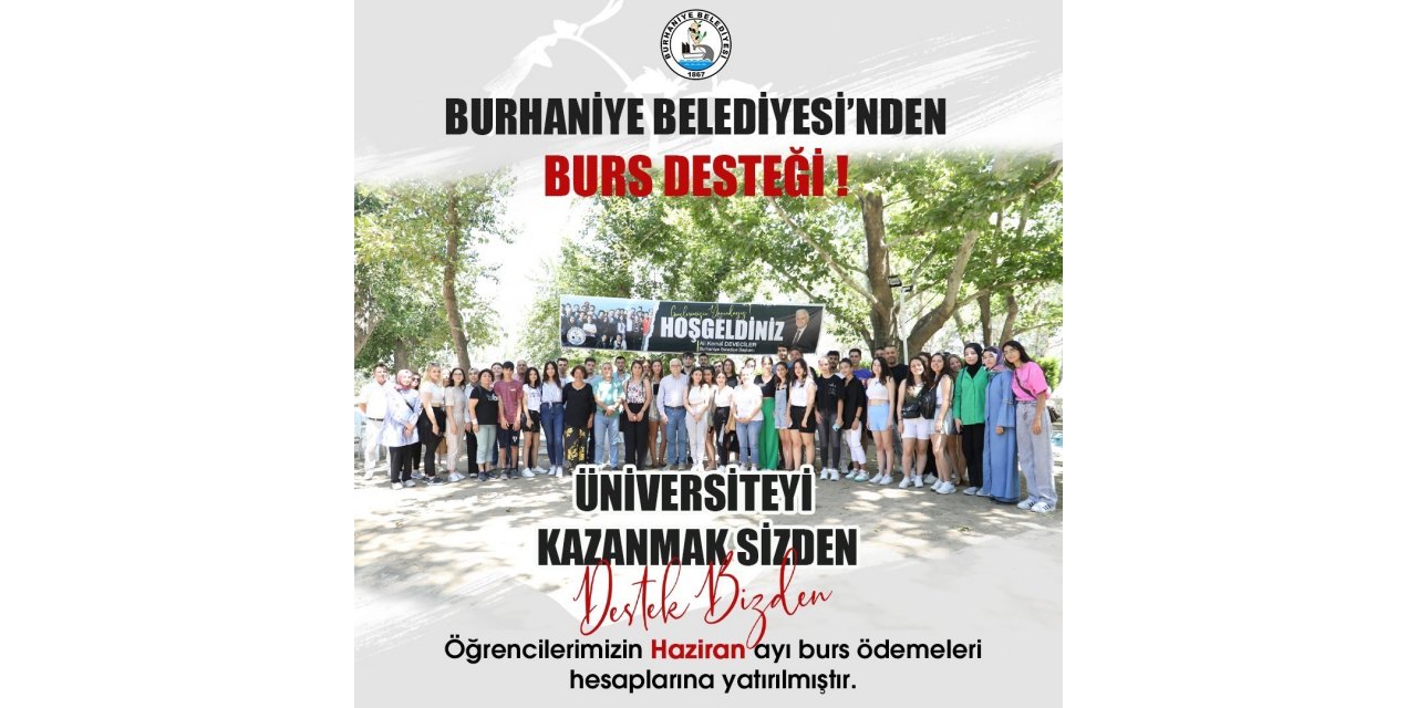 Burhaniye’de üniversitelilerin bursları hesaplarında