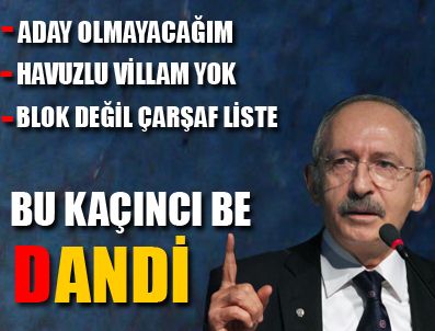 Gandi yine çaktı