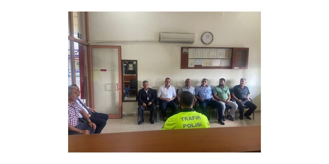 Kilis’te otobüs şoförleri bilgilendirilirdi