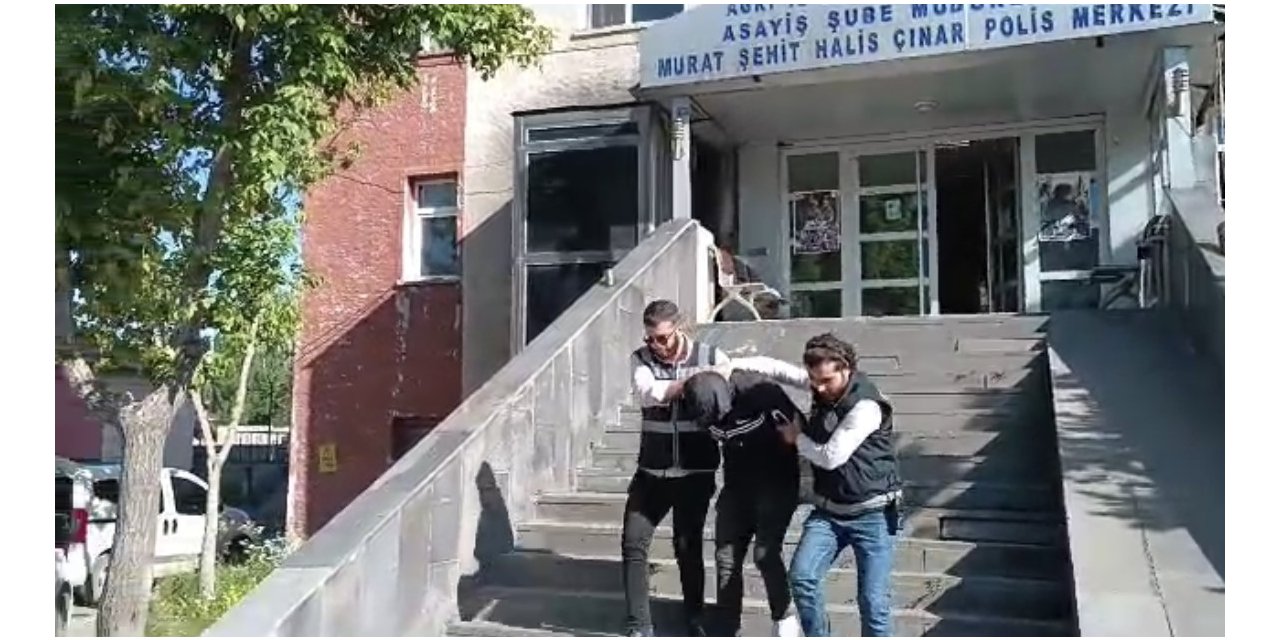 Ağrı’da oto faresi yakalandı