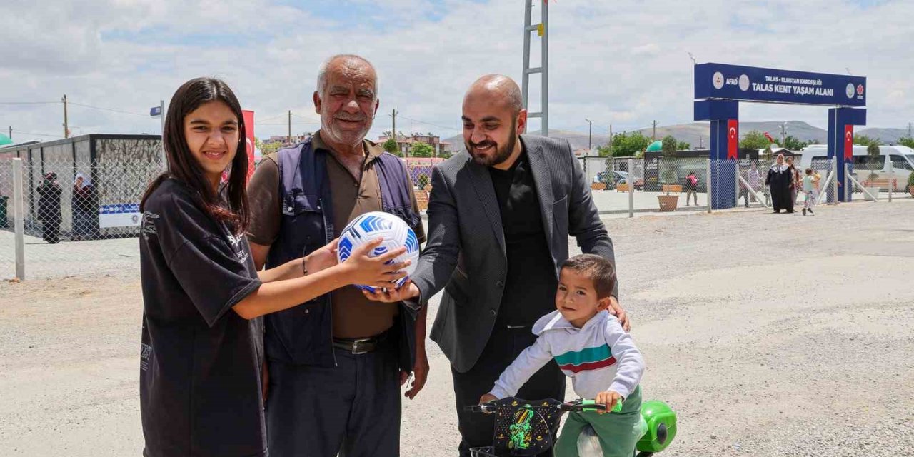 Talas’tan Elbistan’a bayram hediyesi