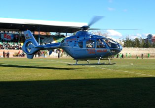 Maça hava ambulansı arası