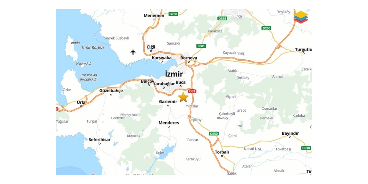 İzmir’de 3,3 büyüklüğünde deprem