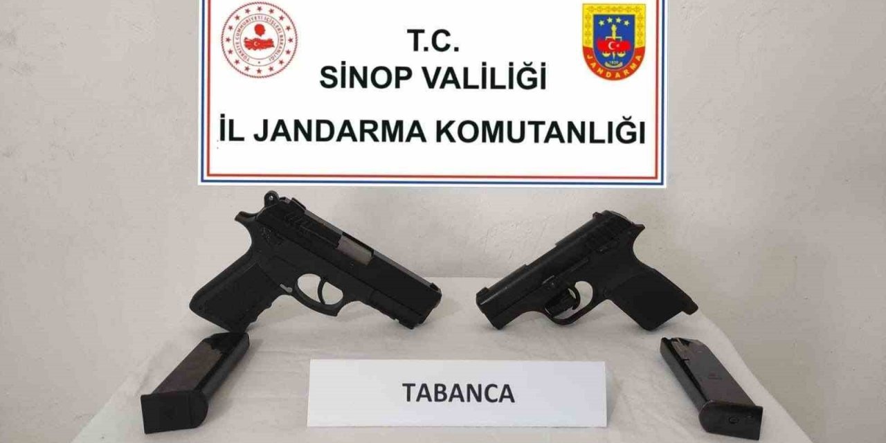 Sinop’ta silah kaçakçılığı operasyonu