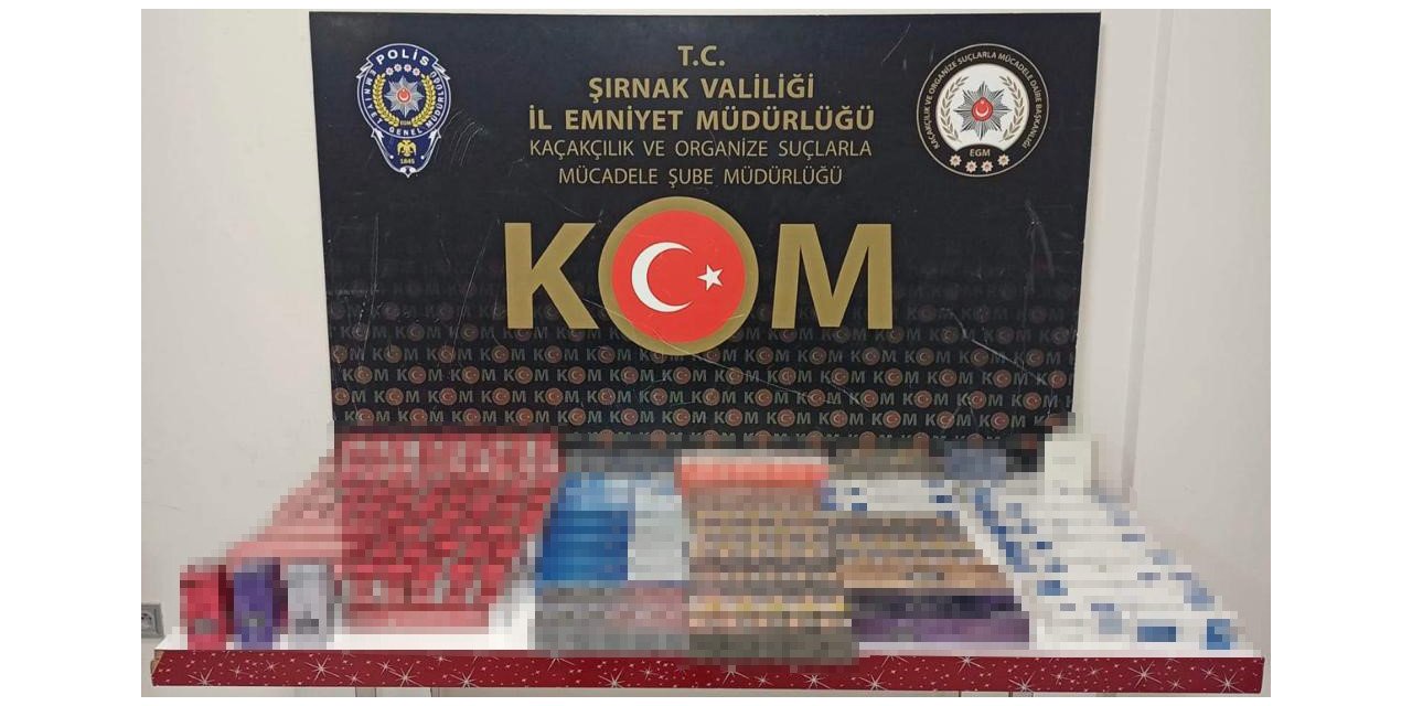 Şırnak’ta asayiş ve kaçakçılık operasyonu: 65 gözaltı
