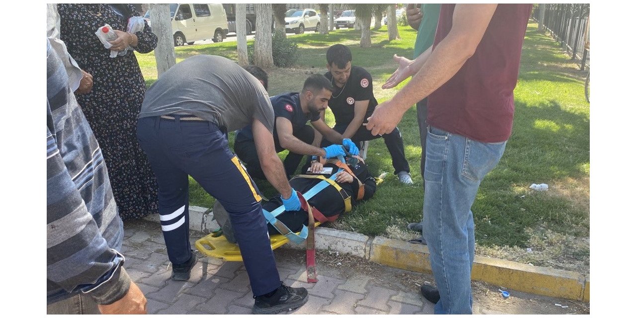 Otomobilin çarptığı yaya yaralandı