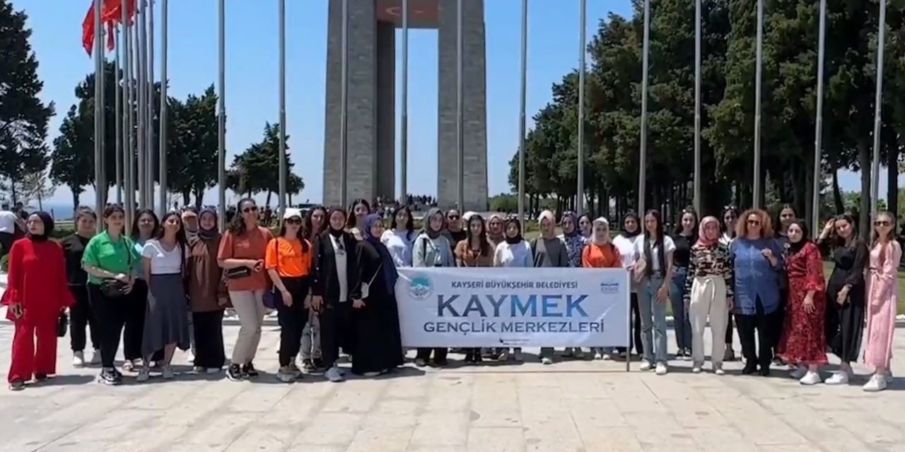 Çanakkale gezisinden dönen öğrencilerden Başkan Büyükkılıç’a teşekkür