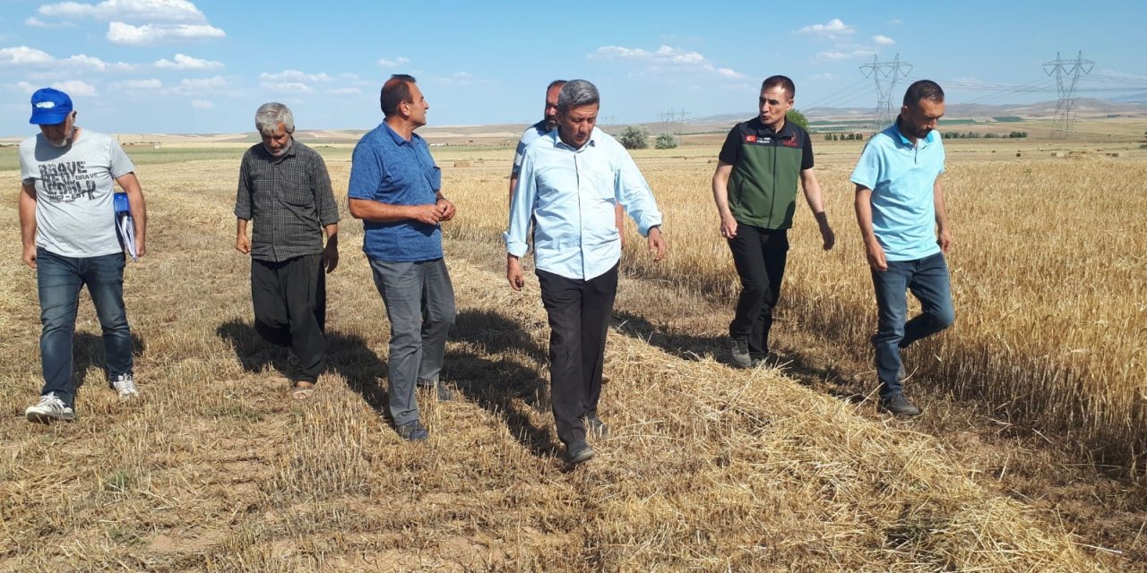 Kırşehir’de ilk tarımsal ürün hasadı yapıldı