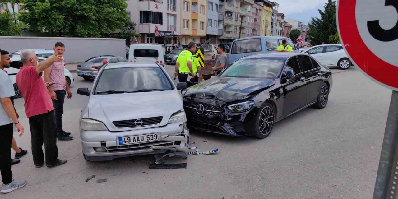 İnegölspor Başkanı Osman Sevim kaza yaptı