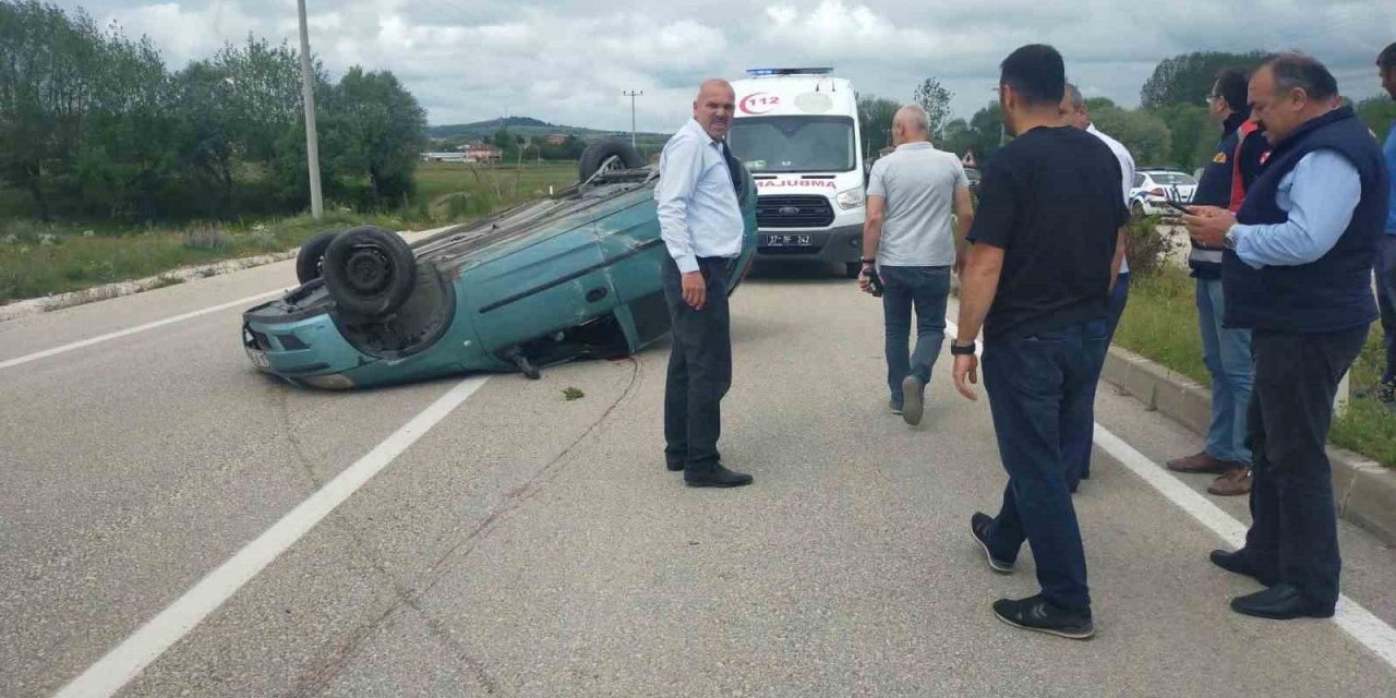 Kastamonu’daki iki ayrı kazada 6 kişi yaralandı