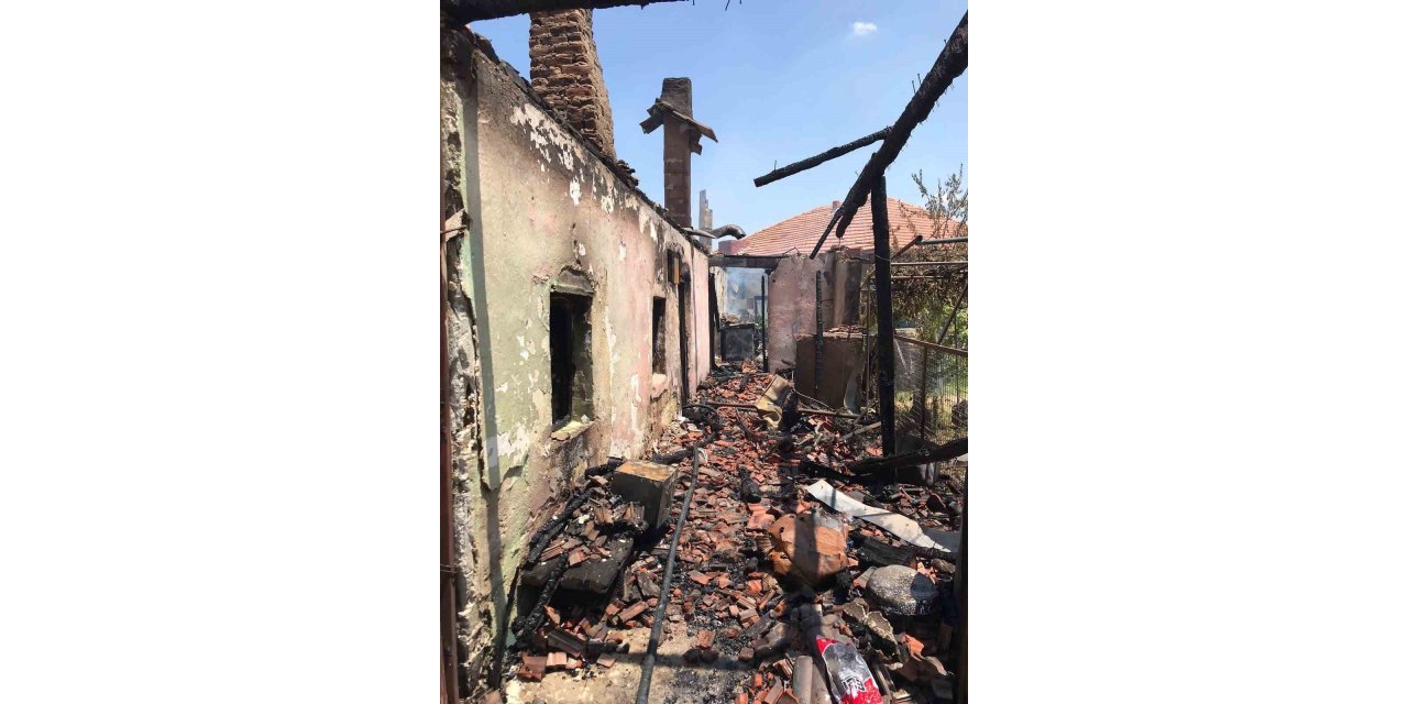 Yalnız yaşayan hasta kadın yangında öldü