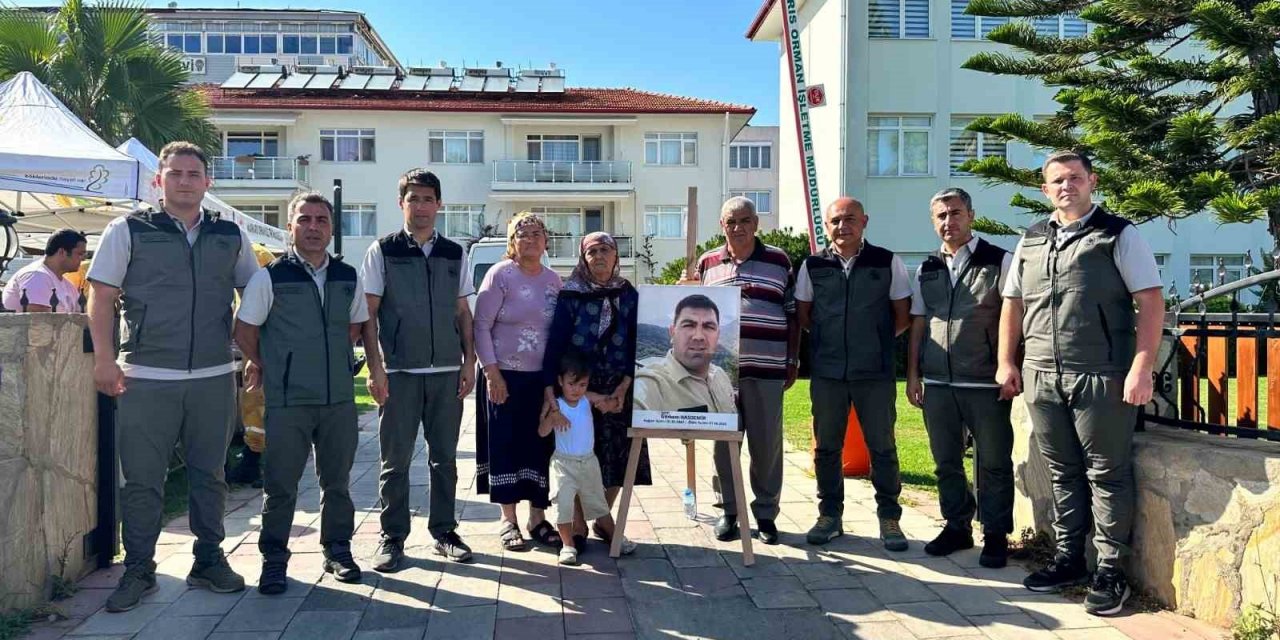 Orman yangınında 2 yıl önce kaybettikleri arkadaşlarını unutmadılar