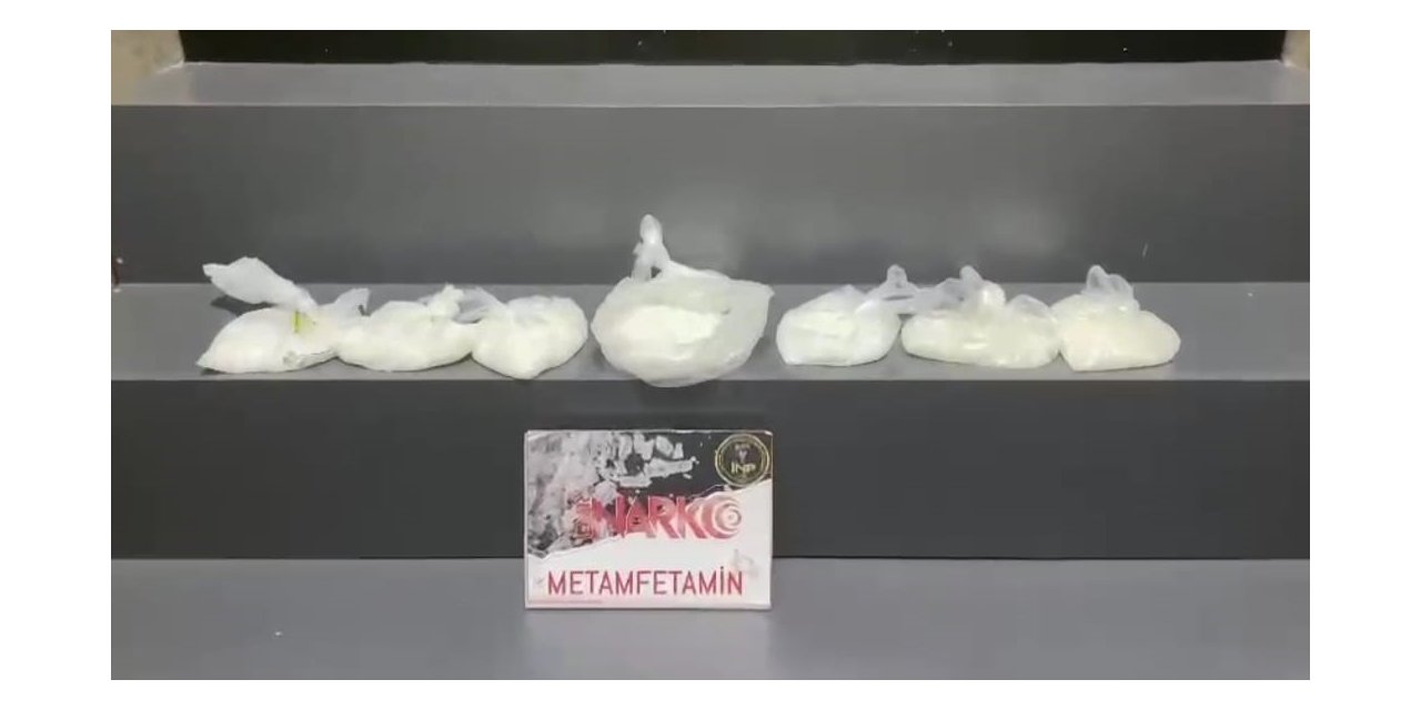 İzmir’de 2 kilo metamfetamin ele geçirildi