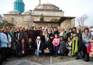 Hanımlar lokali üyeleri Konya'yı gezdi