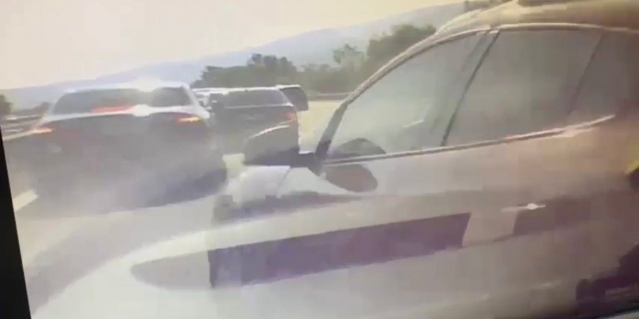 Düzce’de 7 aracın karıştığı zincirleme kaza kamerada