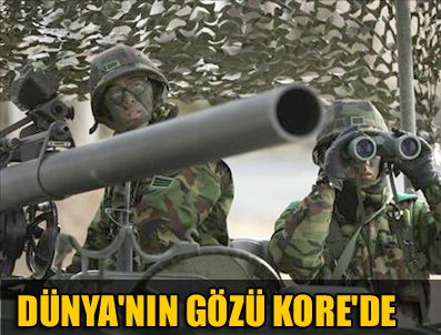 Kore'de savaş tatbikatı