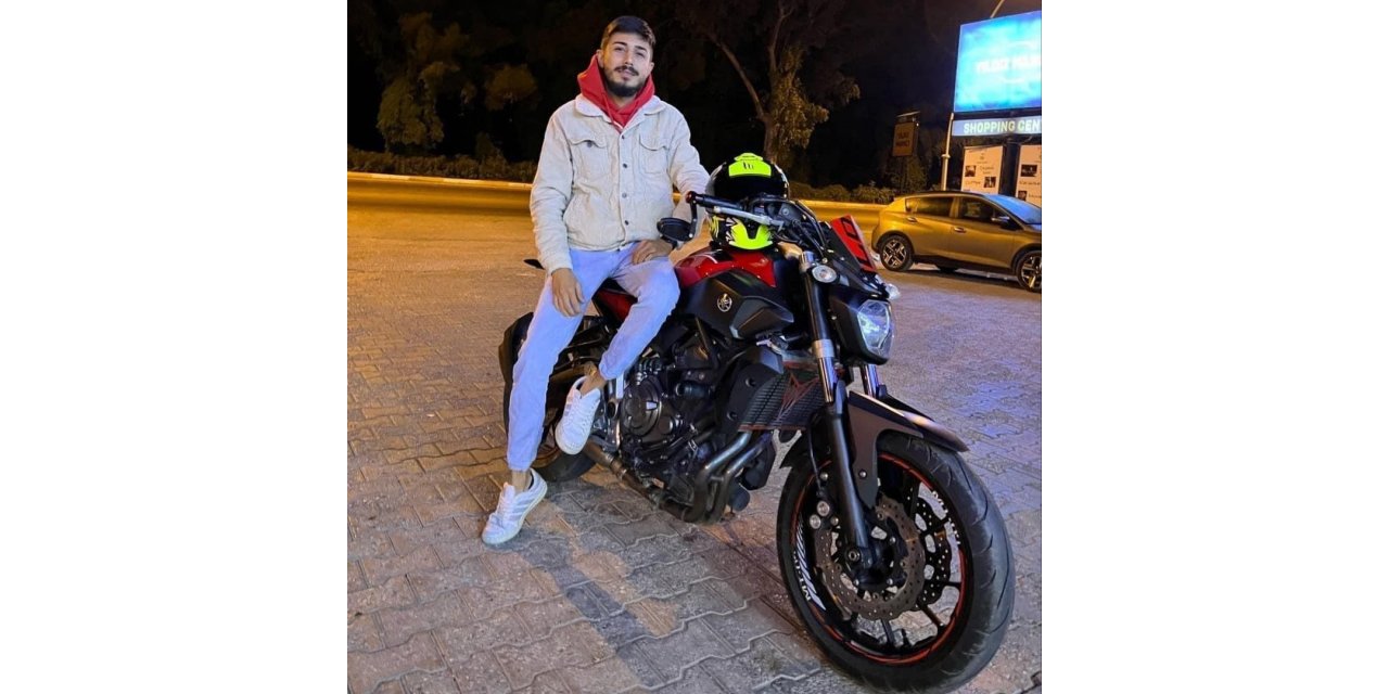 Motosiklet tutkunu genç kazada hayatını kaybetti