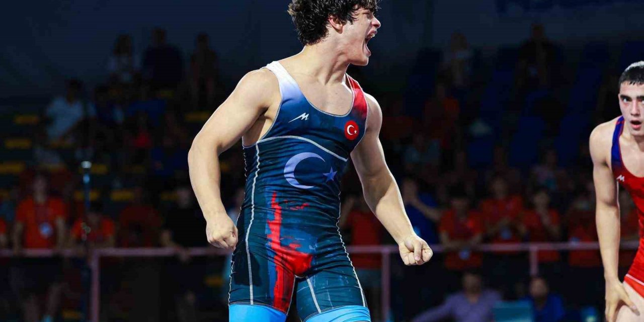 Samsunlu güreşçi Avrupa 2.’si oldu