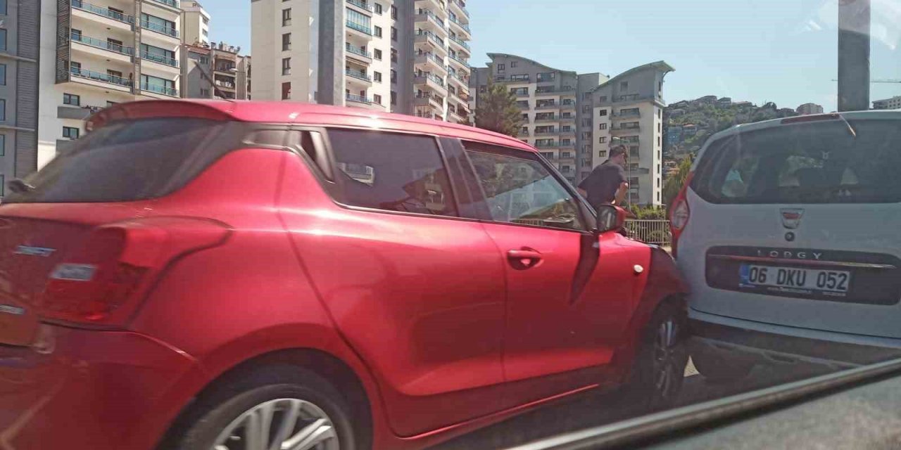 Kozlu sahil yolunda kaza