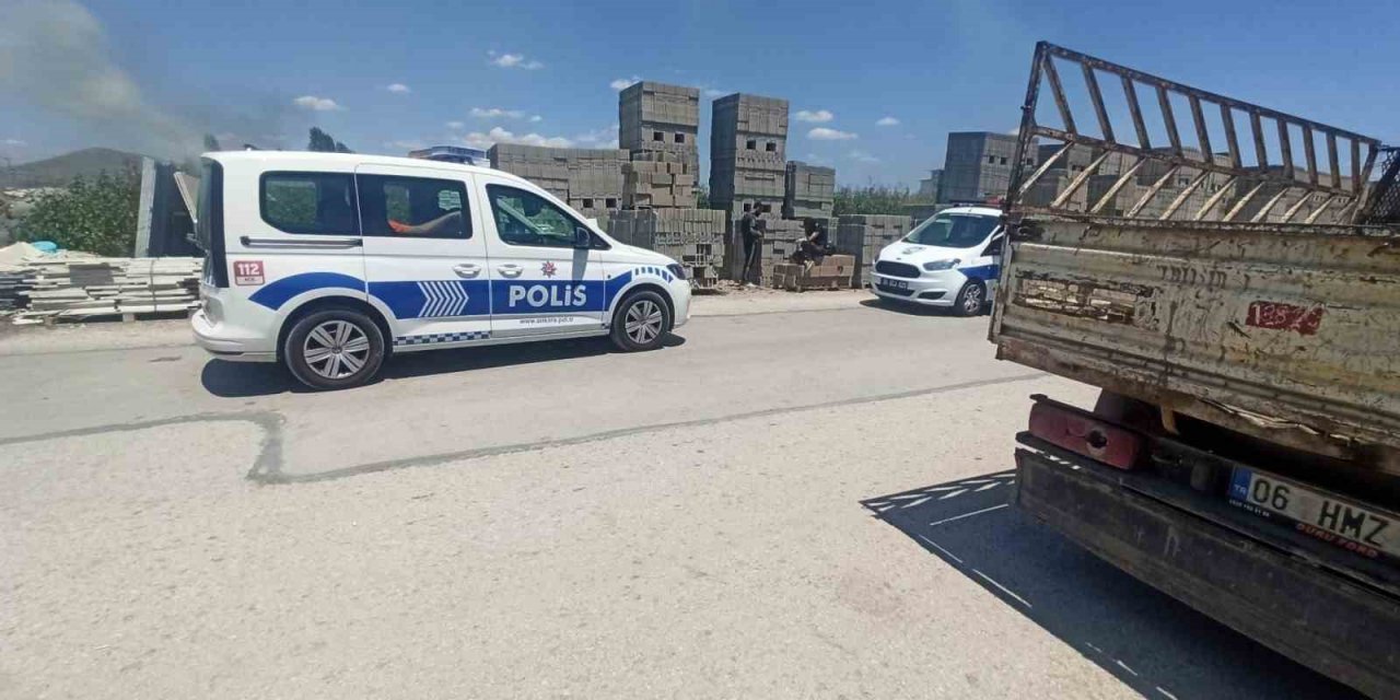 Sincan Sanayi Bölgesinde korkutan yangın