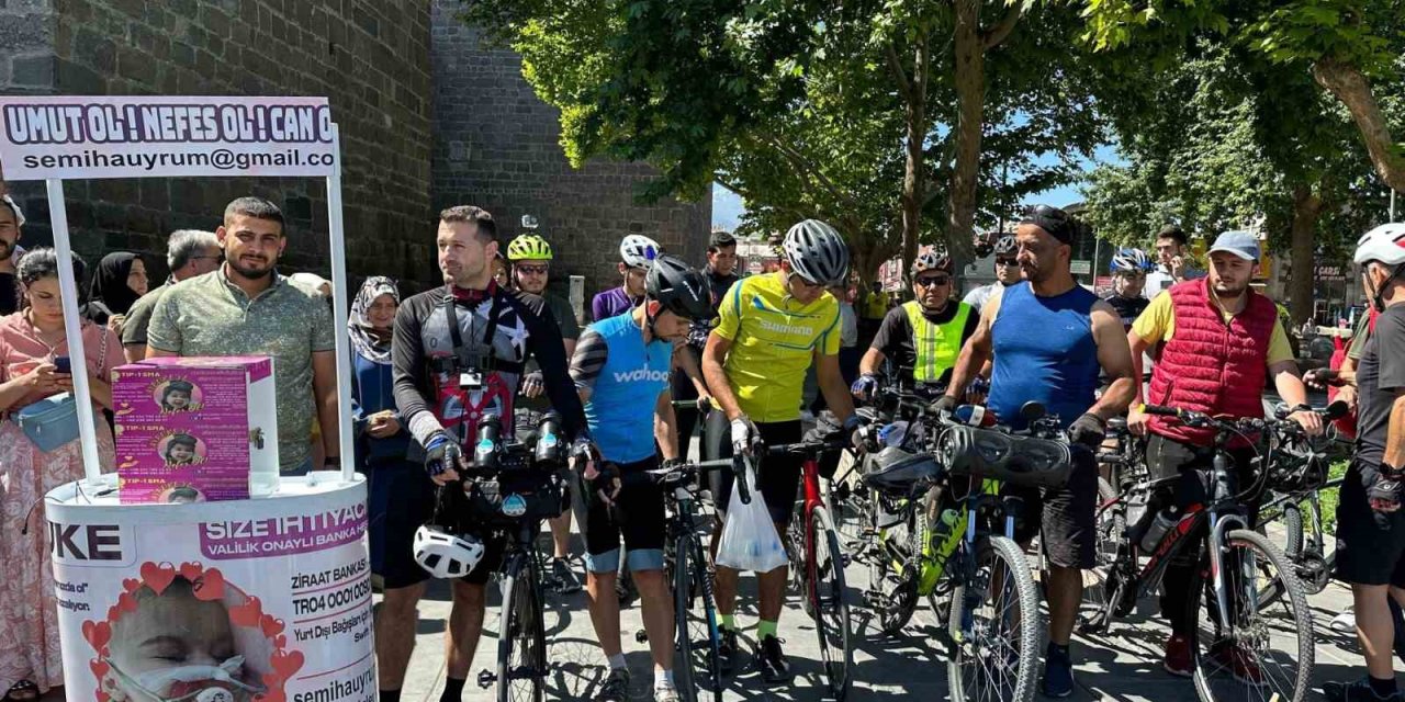 SMA’lı Aybüke için Kayseri’den İstanbul’a Pedal Çevirecek