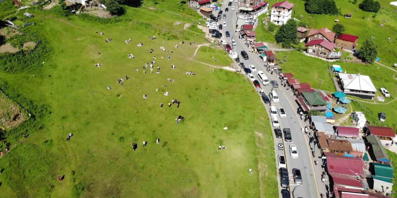 Ayder Yaylası’nı Kurban Bayramı tatili boyunca 100 bine yakın turist ziyaret etti