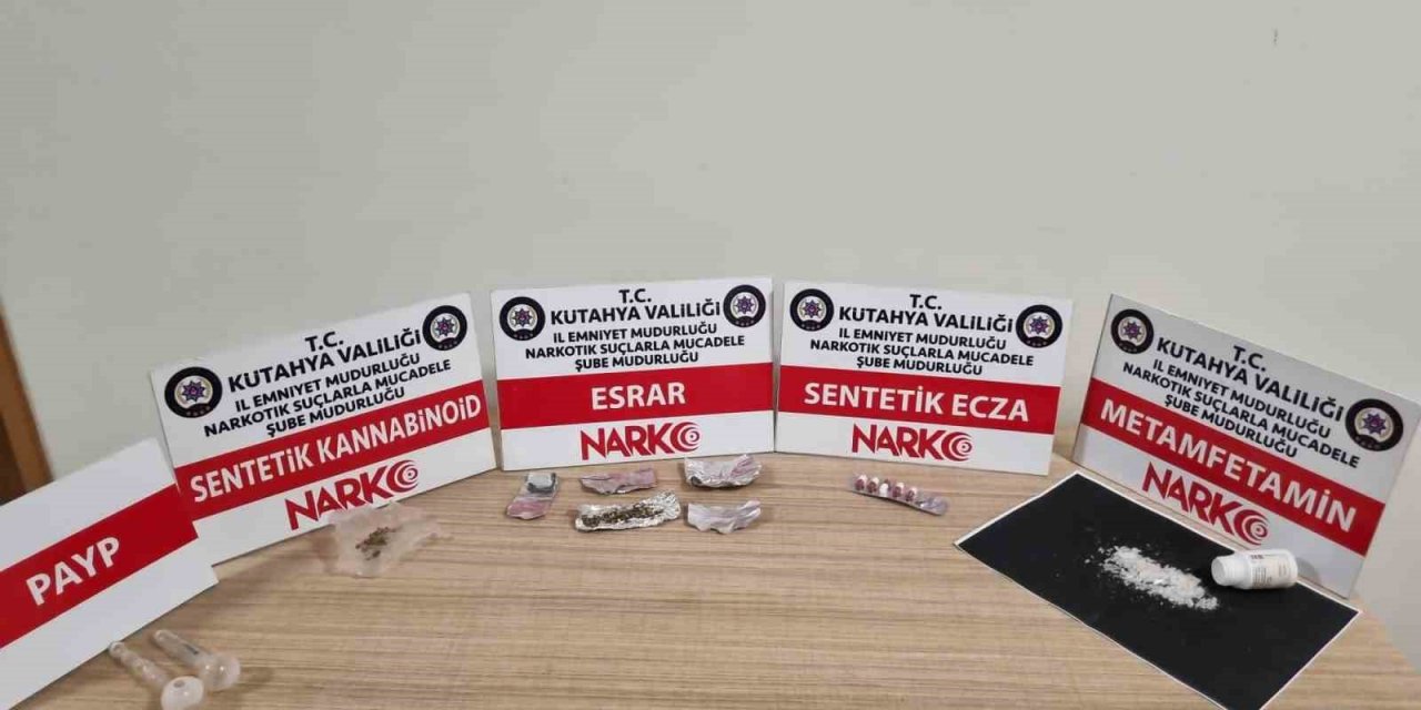 Kütahya’da uyuşturucu operasyonu