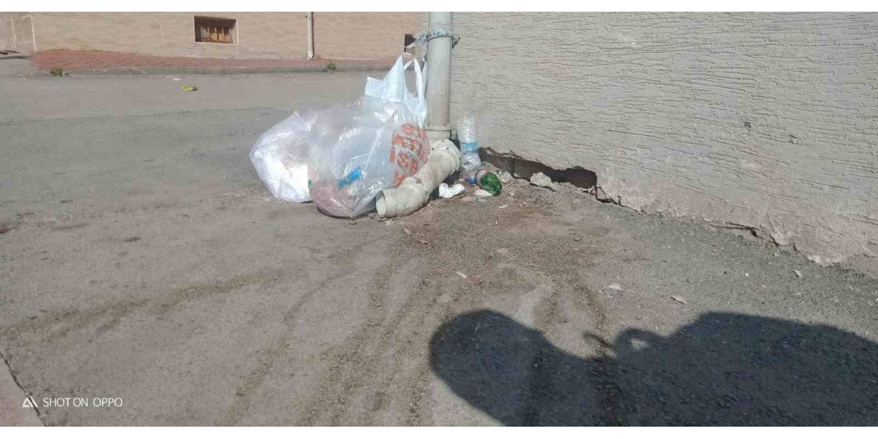 Vatandaşlar çöp konteynırı olmamasından yakındı