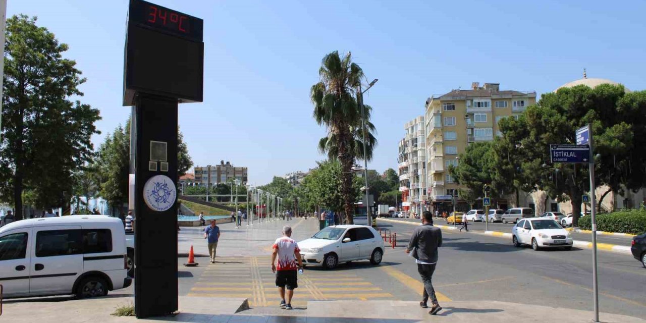 Aydın güne sıcak başladı