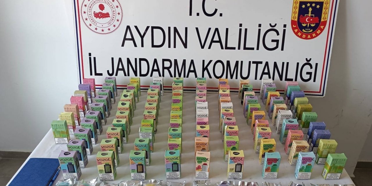 Aydın’da 110 adet elektronik sigara ele geçirildi