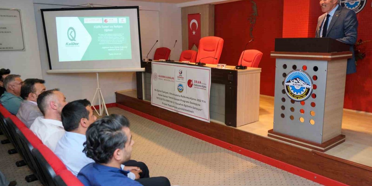 KESOB’da ORAN Kalkınma Ajansı destekli projenin ilk eğitimi yapıldı