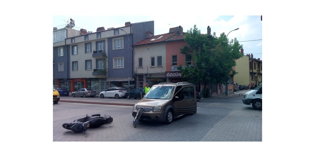 Tavşanlı’da trafik kazası;1 Yaralı