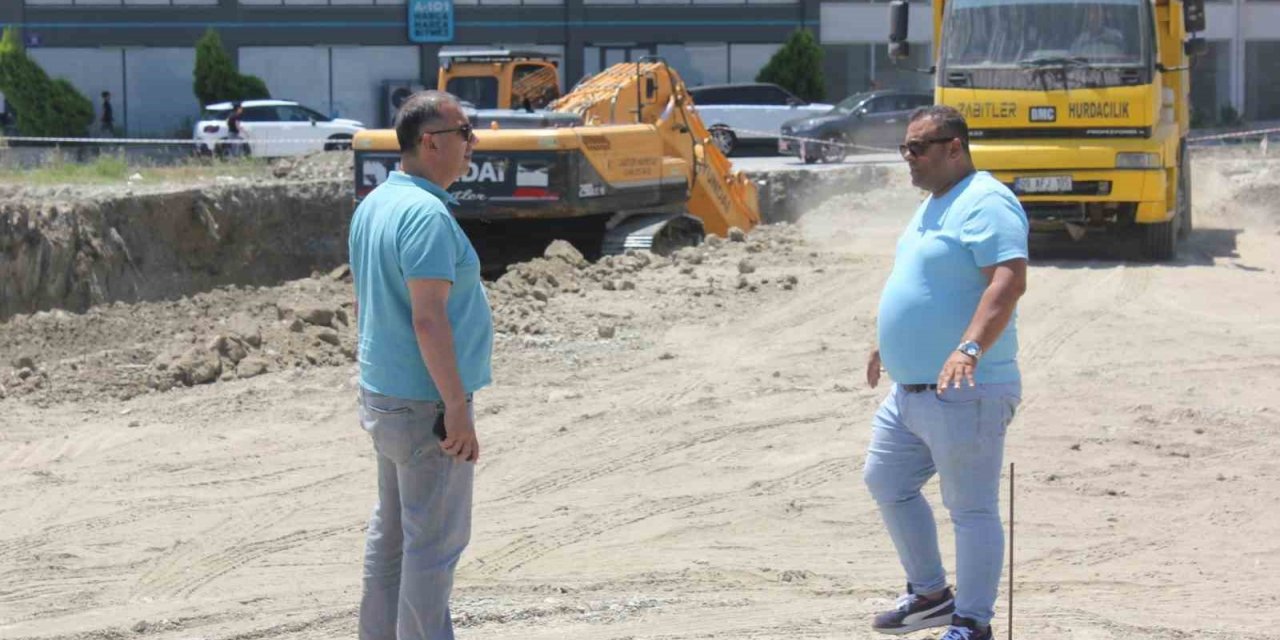 Söke’nin yeni hükümet konağının inşaat alanına ilk kazma vuruldu