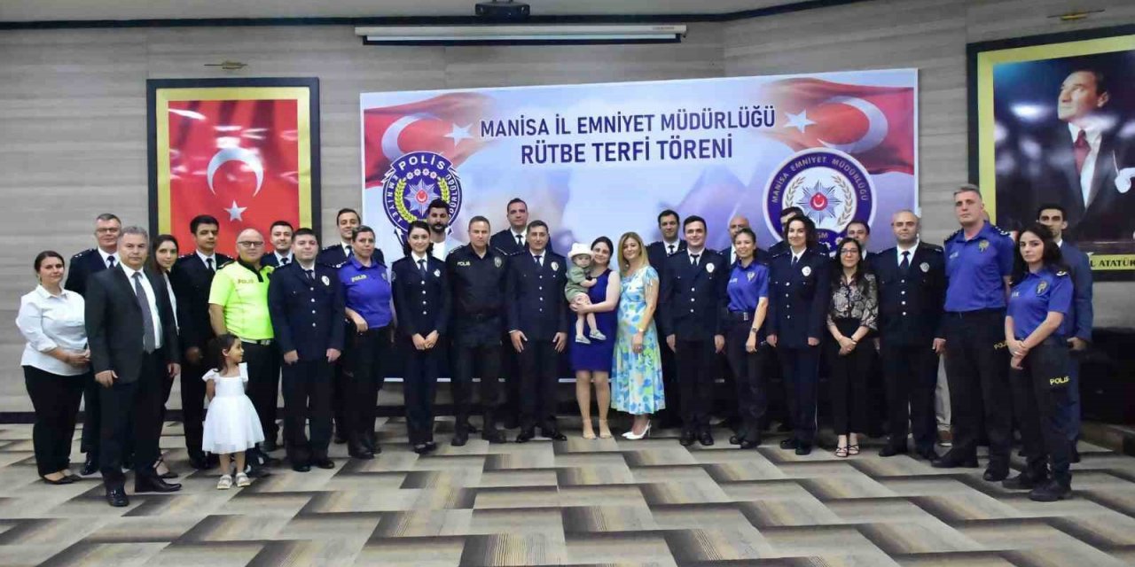Manisa Emniyeti’nde terfi heyecanı