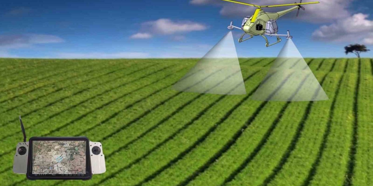 Tarımsal ilaçlamada helikopterli dönem